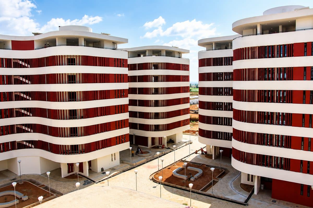 Institutional campus building